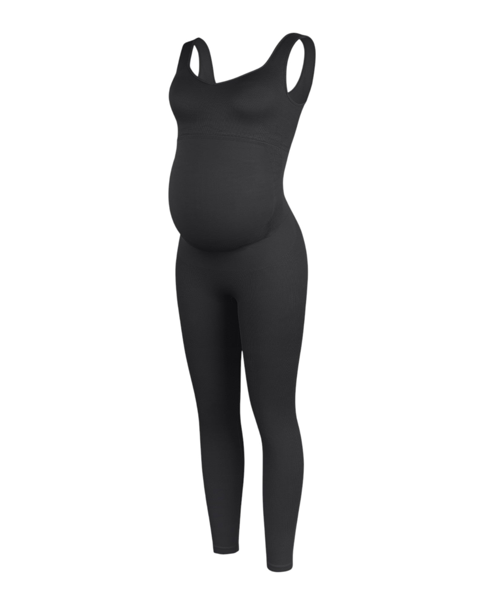 Pear Shapewear Alyssa Maternity Jumpsuit Carbon Black 3