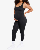 Pear Shapewear Alyssa Maternity Jumpsuit Carbon Black 1
