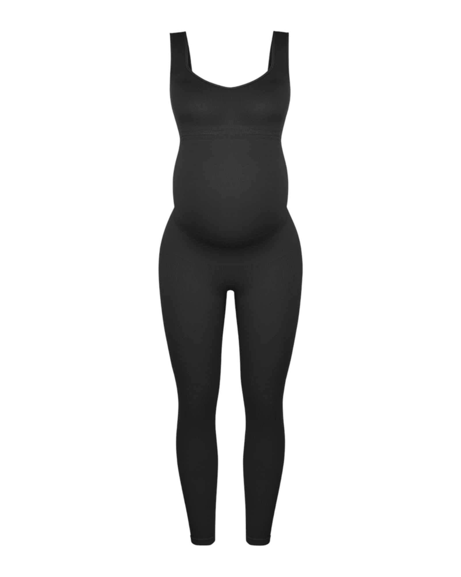 Pear Shapewear Alyssa Maternity Jumpsuit Carbon Black 2