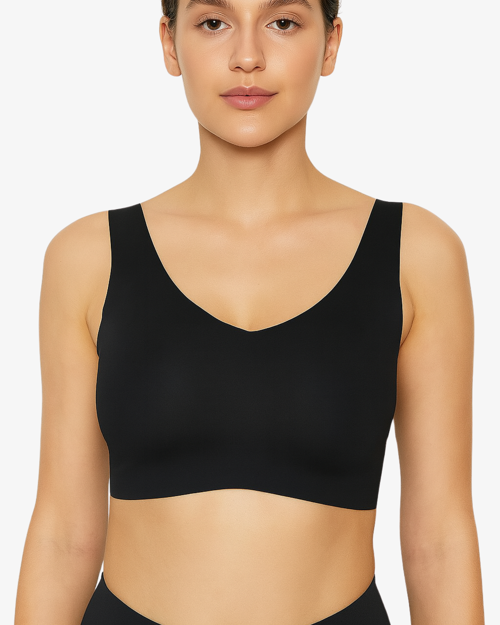 Pear Shapewear Amelia Wireless Comfort Bra Black 2 Pack