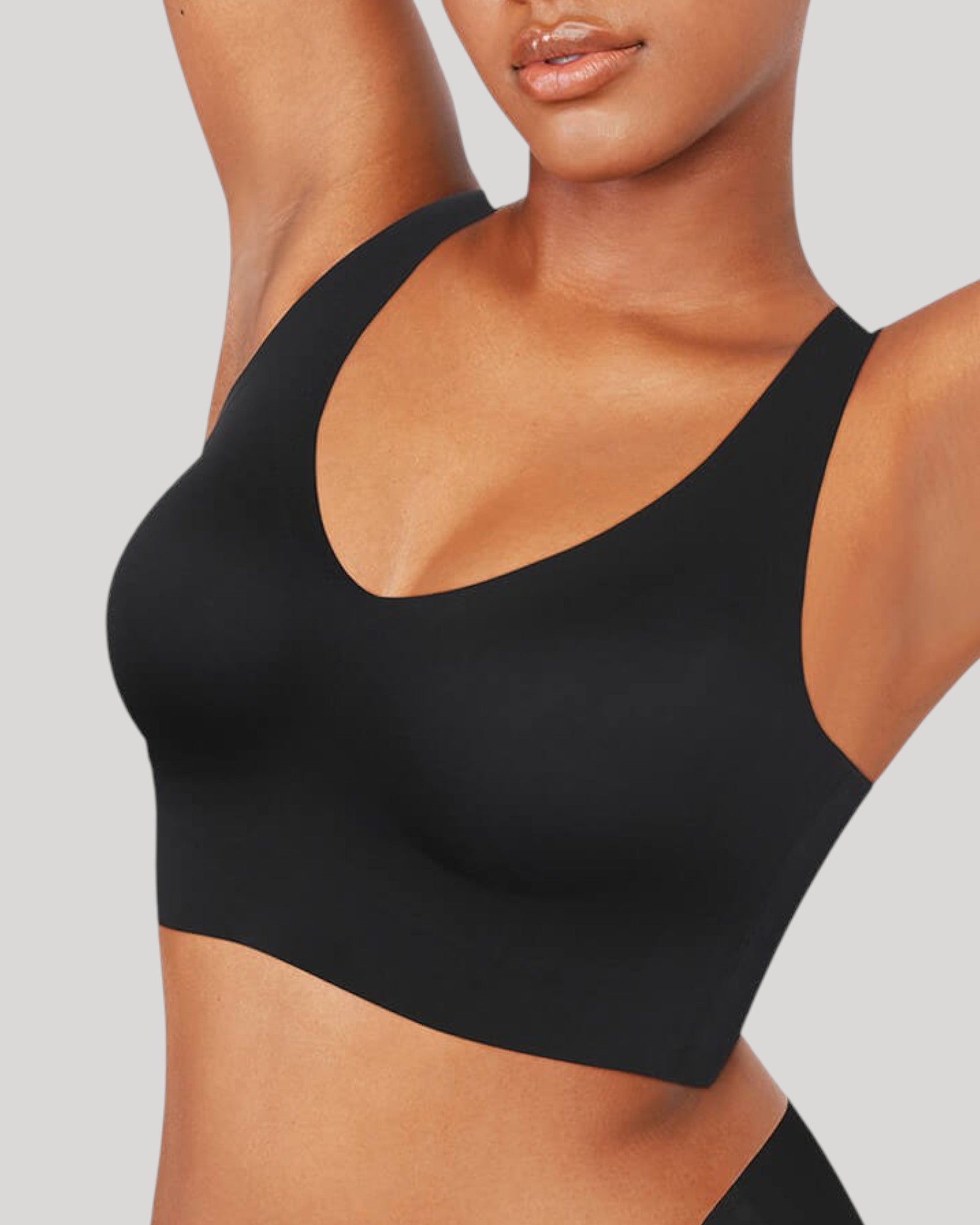 Pear Shapewear Amelia Wireless Comfort Bra Carbon Black 3