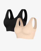 Pear Shapewear Amelia Wireless Comfort Bra Mixed 2 Pack