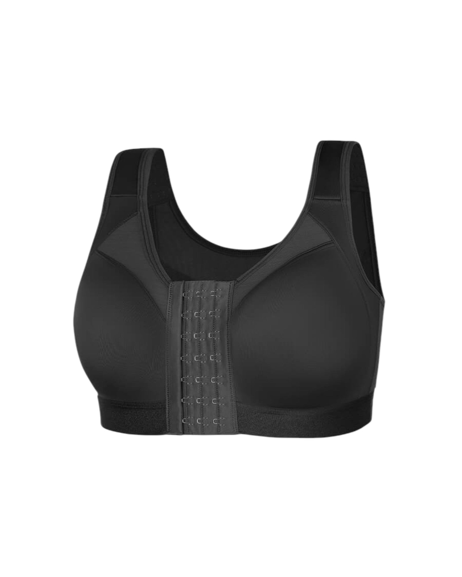 Pear Shapewear Blair Full Coverage Front-Closure Bra Carbon Black 6