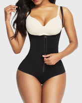 Pear Shapewear Ella Open-Bust Brief Bodysuit Carbon Black 1