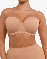 Pear Shapewear Emilia Underwire Strapless Bra Blush Pink 7