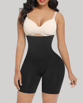 Pear Shapewear Hannah High-Waist Mid-Thigh Short Carbon Black 1