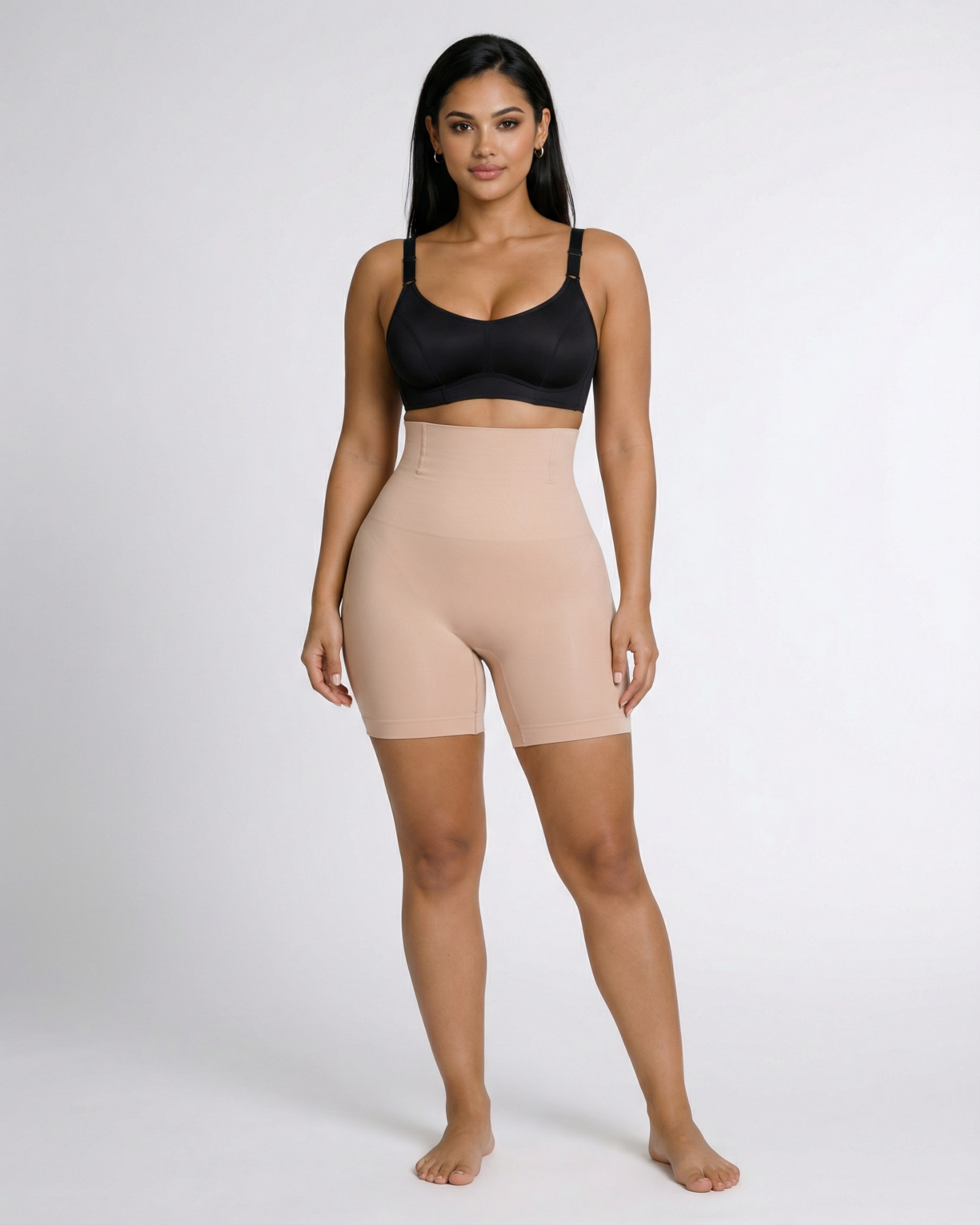 Pear Shapewear Harley High-Waist Mid-Thigh Short Pink Blush 7