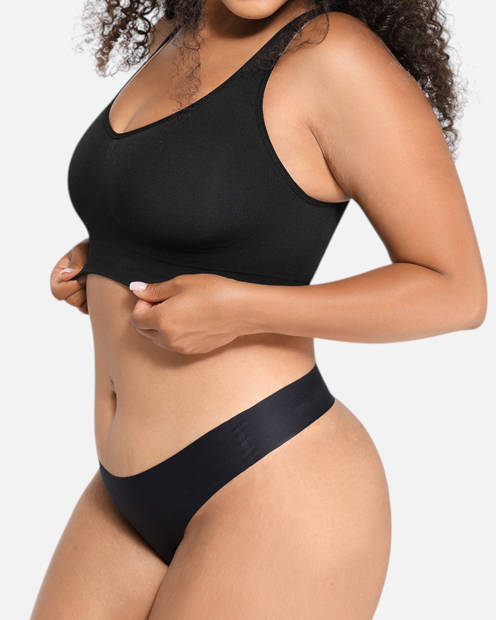 Pear Shapewear Kaia Full Coverage Comfort Bra Carbon Black 3