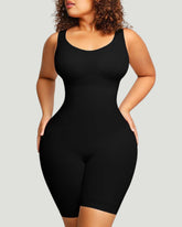 Pear Shapewear Khloe Mid-Thigh Bodysuit Carbon Black 1