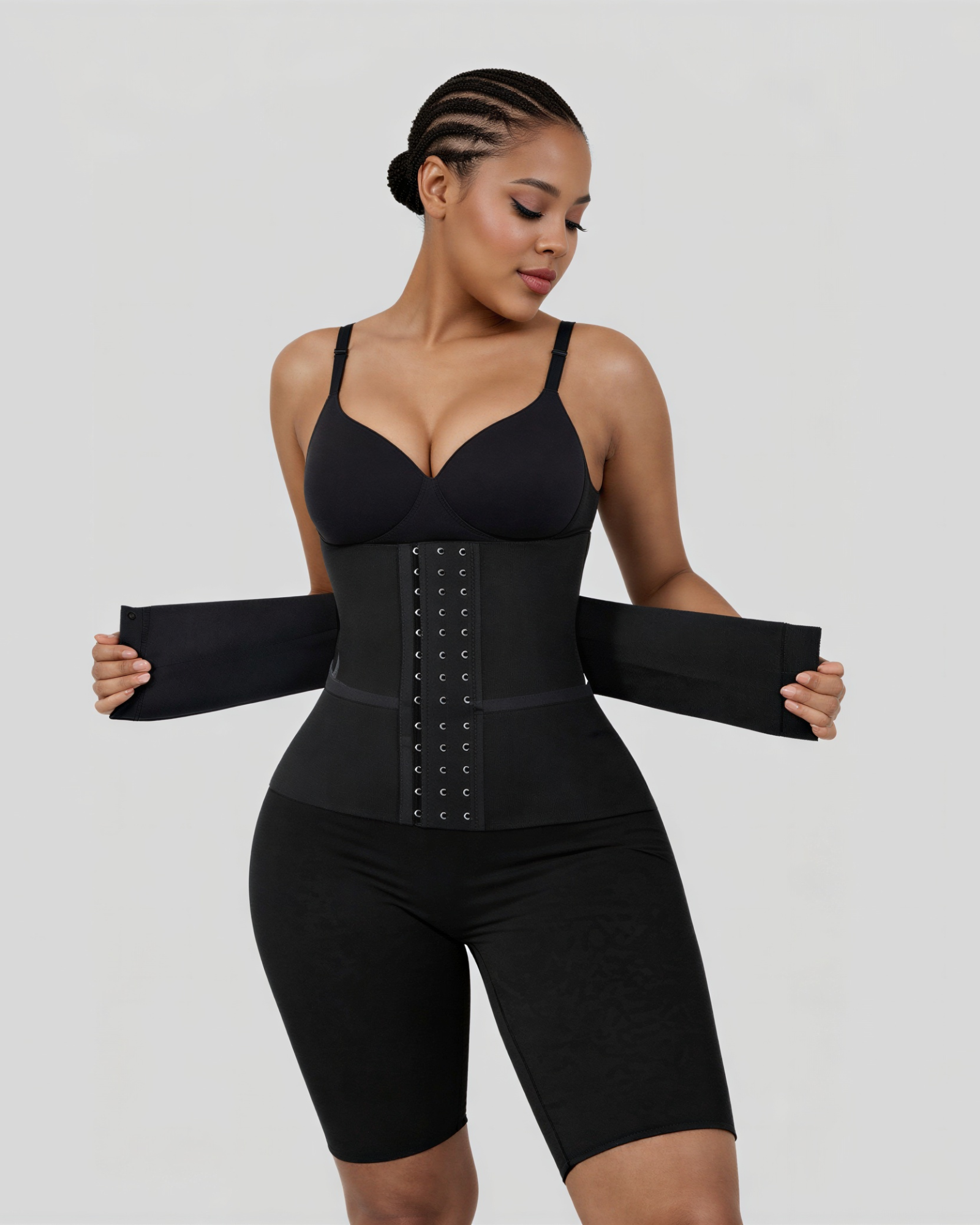 Pear Shapewear Lara Waist Trainer Carbon Black 15