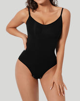 Pear Shapewear LeilaBrief Bodysuit Carbon Black 1