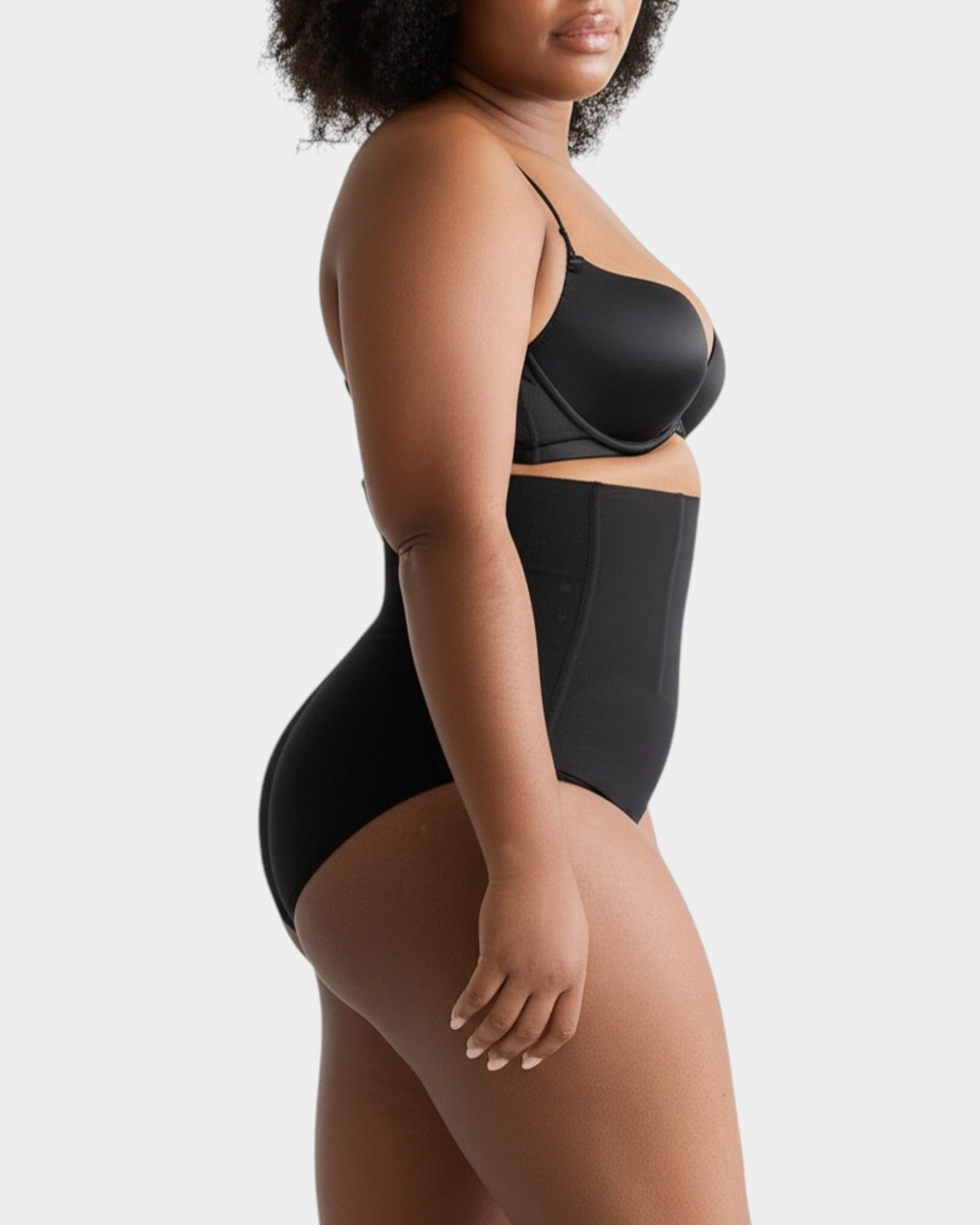 Pear Shapewear Maya High Waist Brief Carbon Black 2