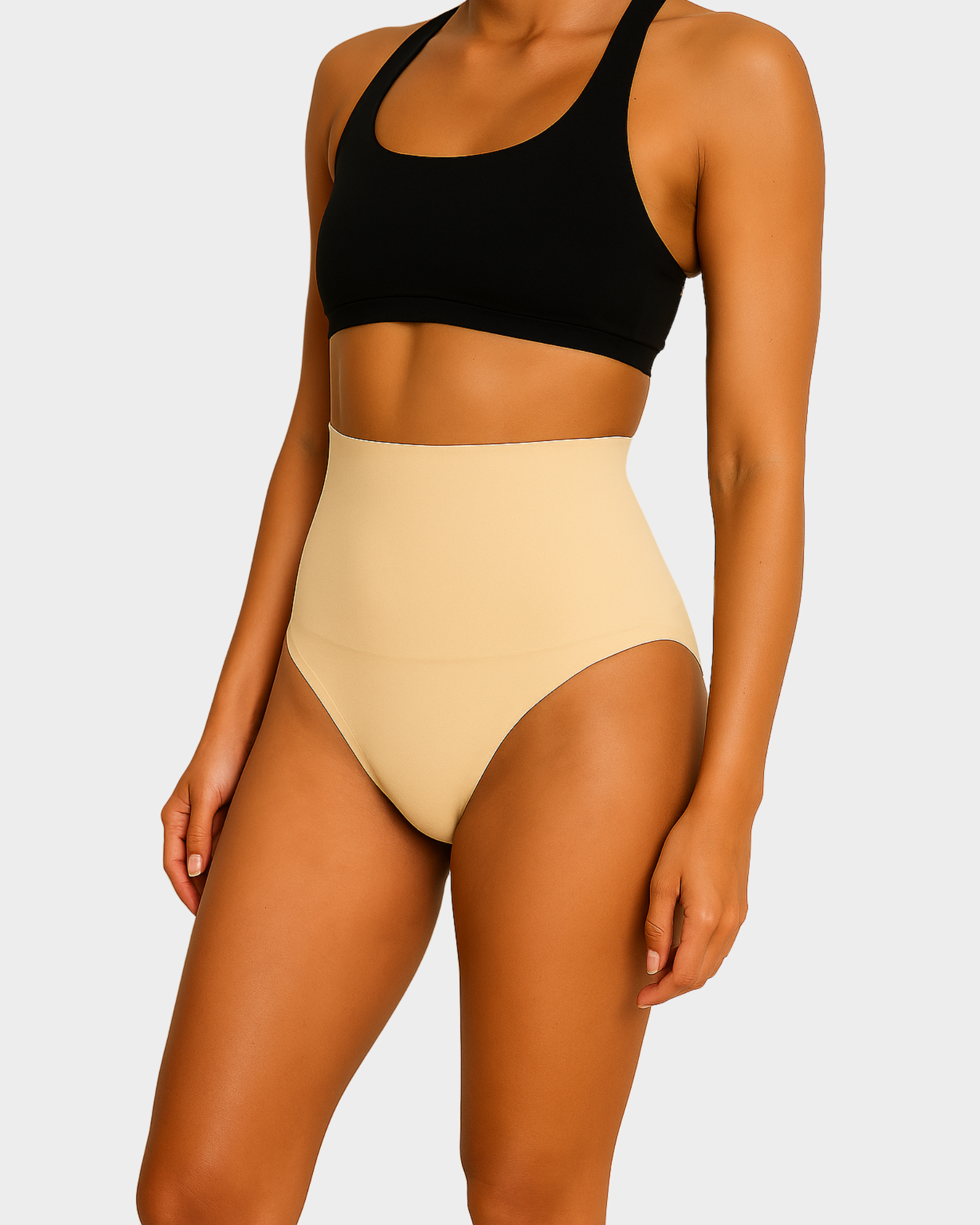 Pear Shapewear Maya High-Waist Thong Beige 3 Pack