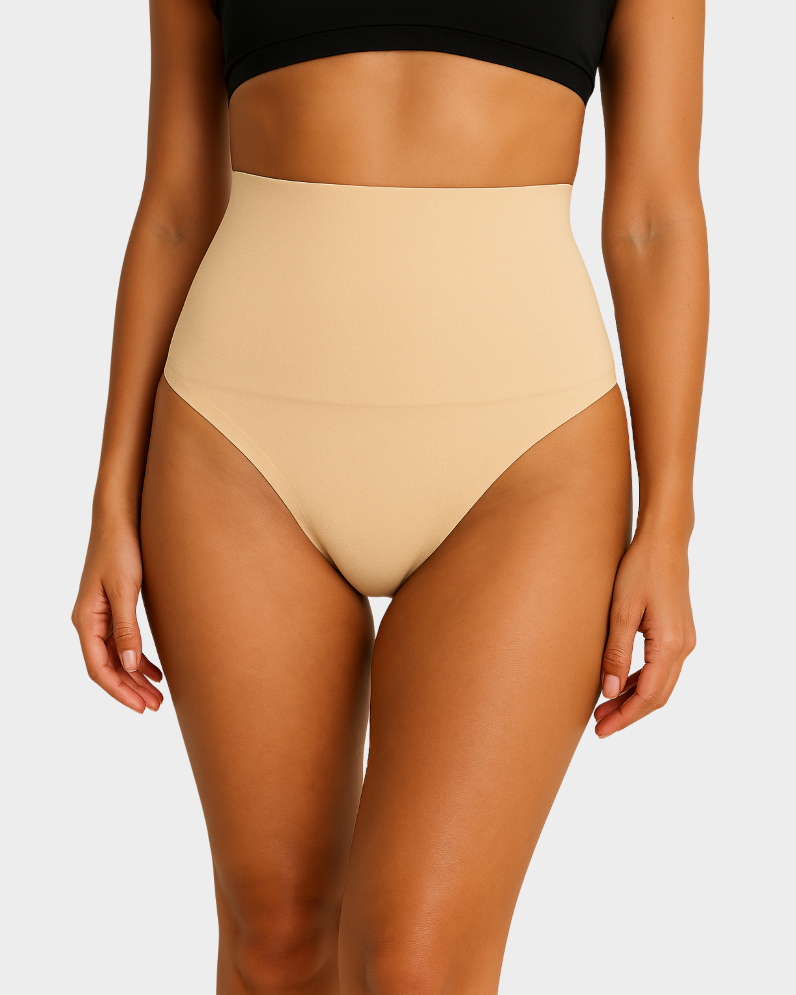Pear Shapewear Maya High-Waist Thong Beige 3 Pack