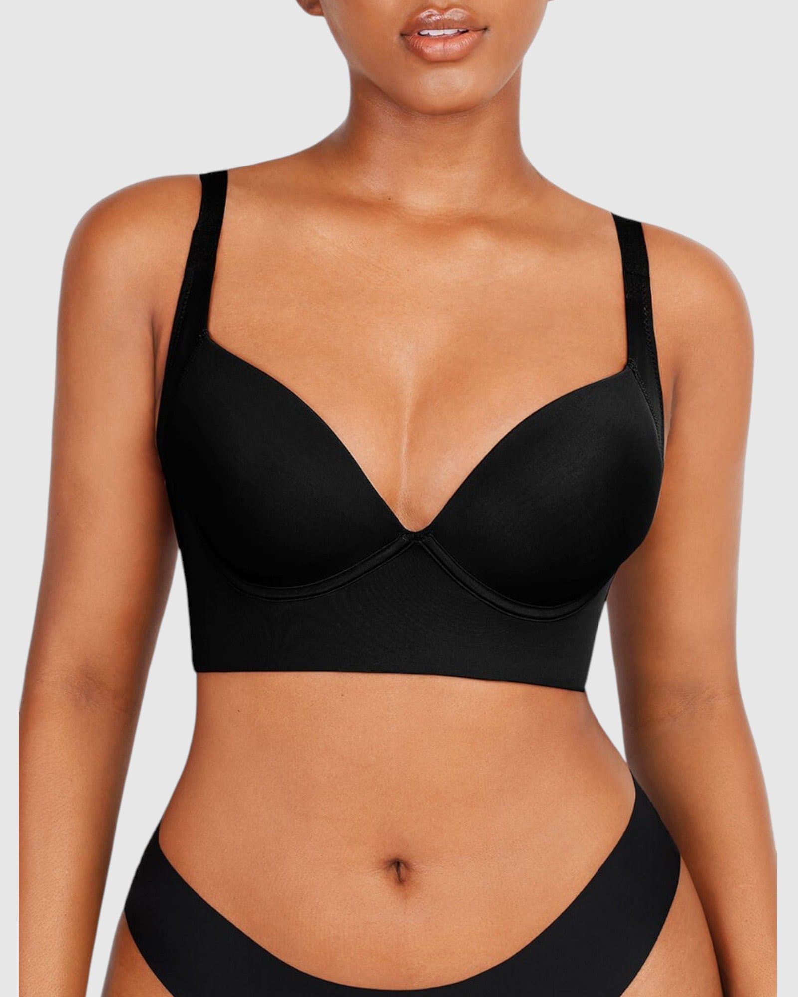 Pear Shapewear Olivia Push-Up Bra Carbon Black 3