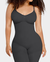 Pear Shapewear Rae Full-Length Bodysuit Carbon Black 1