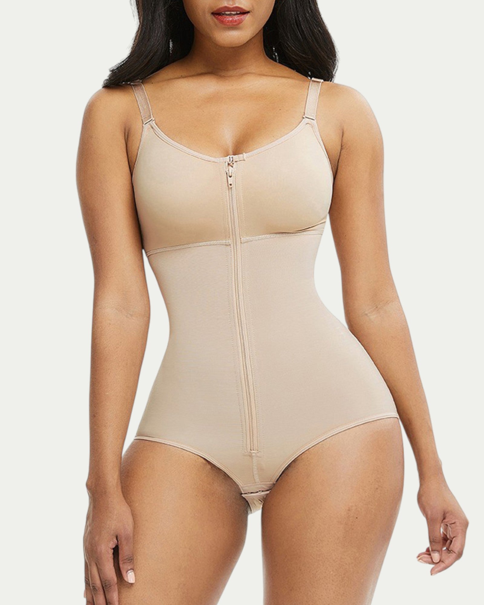 Pear Shapewear Talia Brief Bodysuit Champagne Beige 8