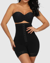 Pear Shapewear Tyler High-Waist Mid-Thigh Short Carbon Black 1