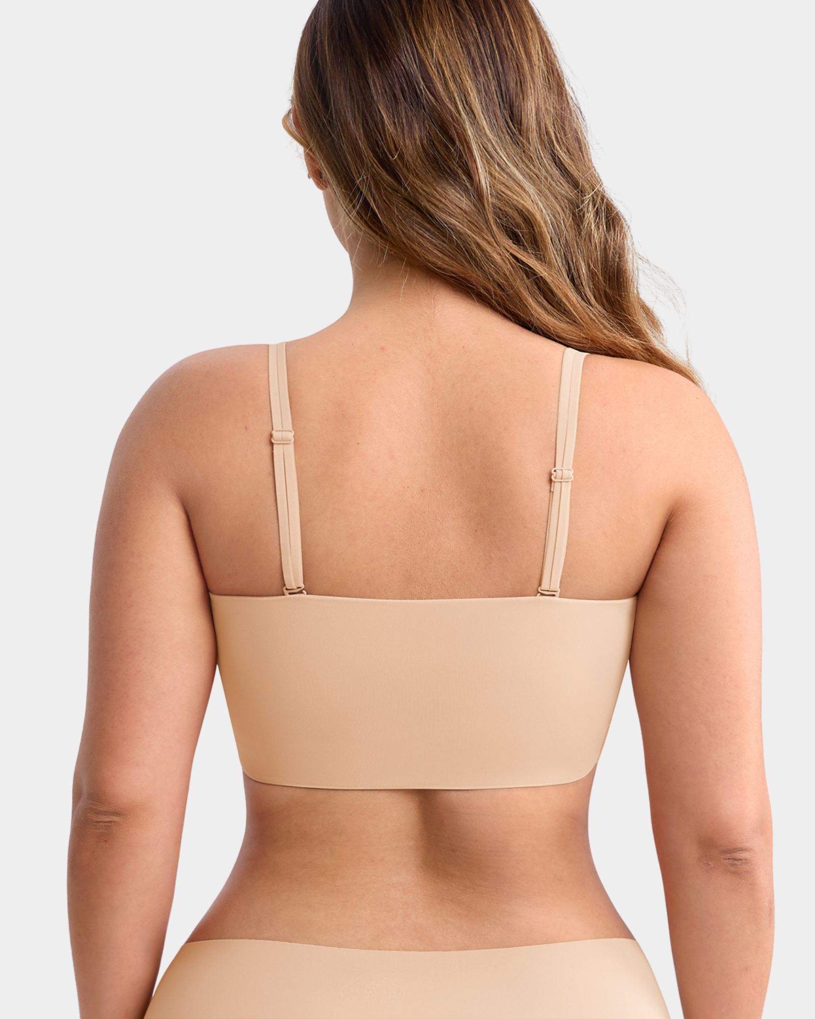 Brooke Bandeau Bra Beige 2