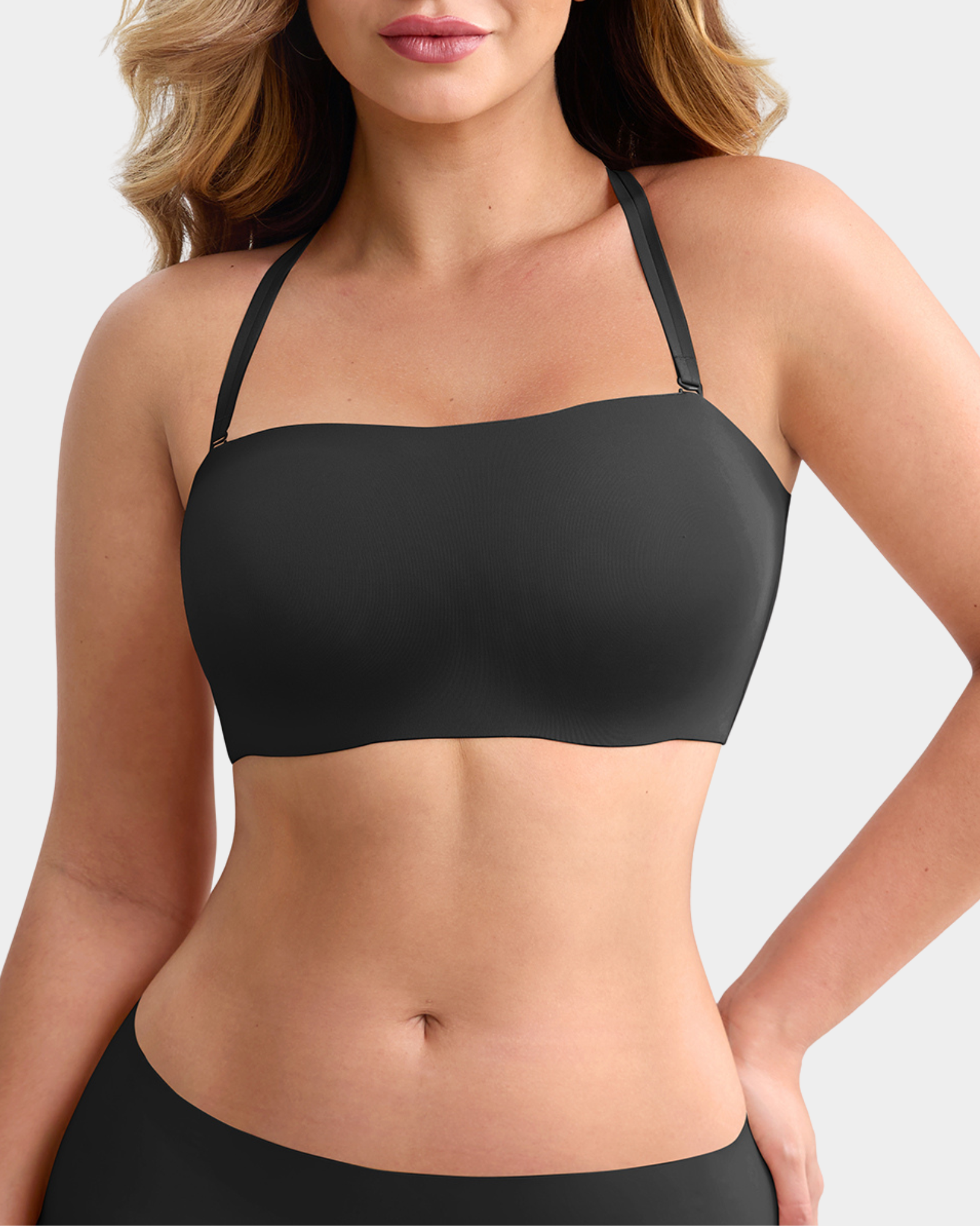 Brooke Bandeau Bra Black 1