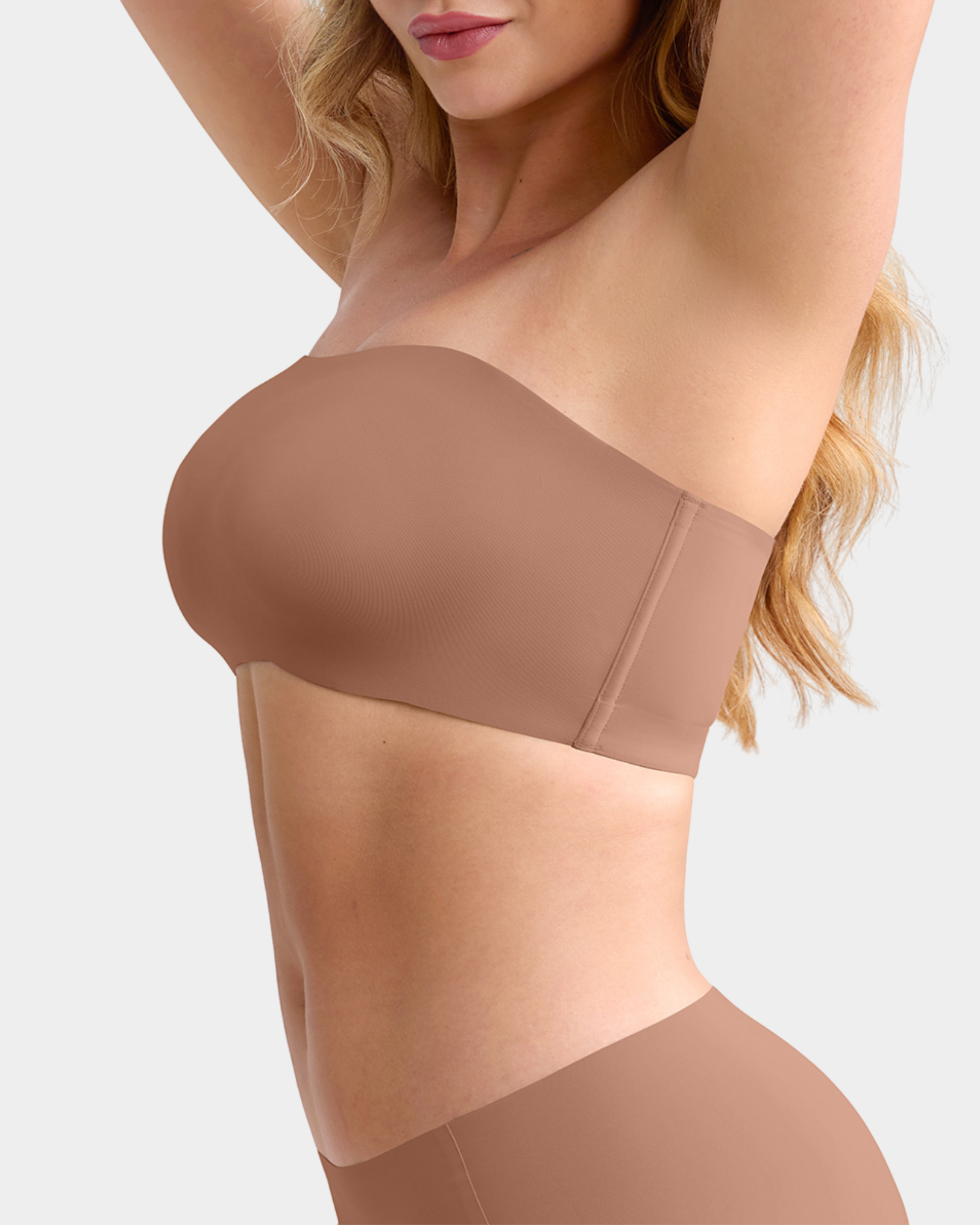 Brooke Bandeau Bra Latte 3