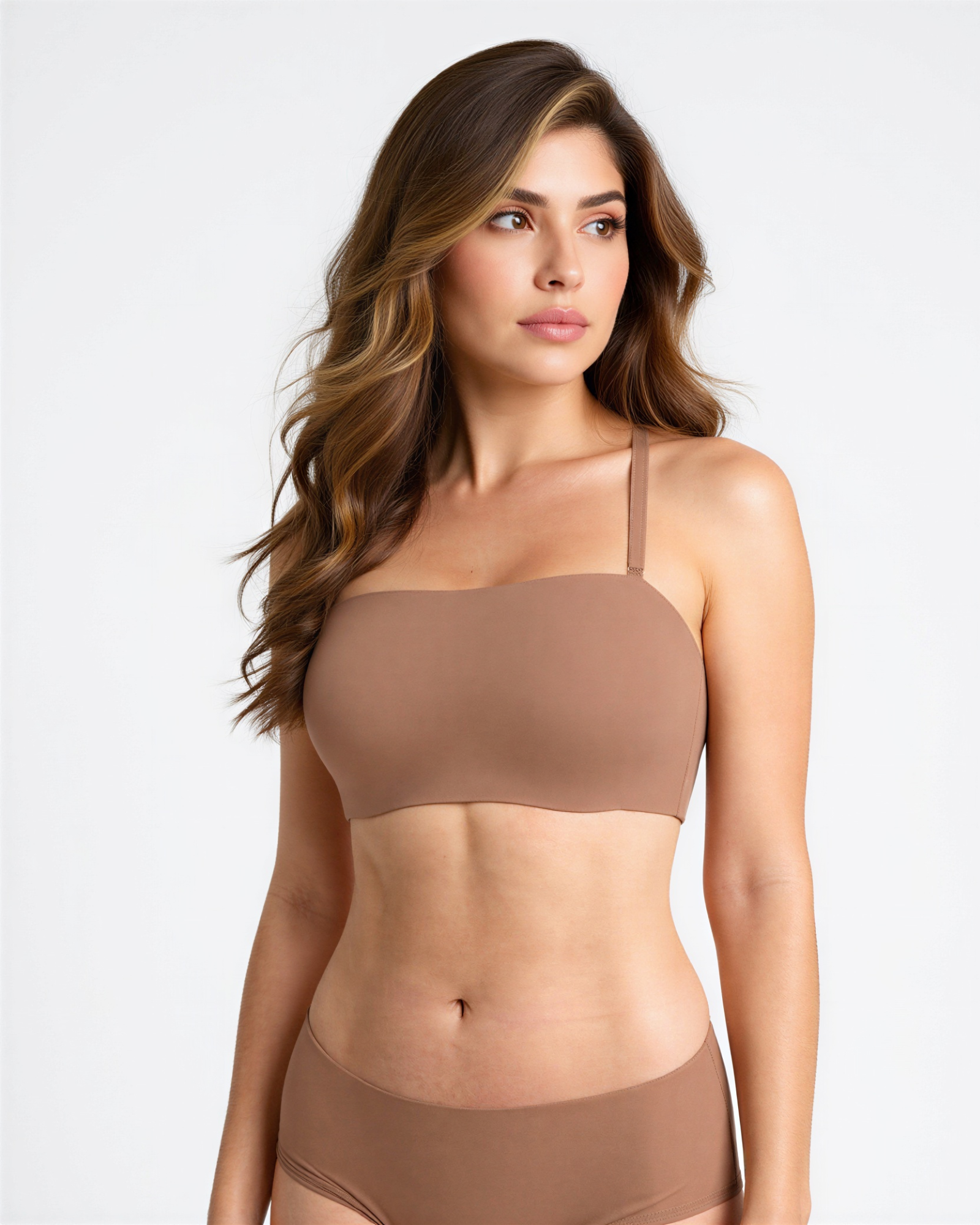 Brooke Bandeau Bra Latte 9