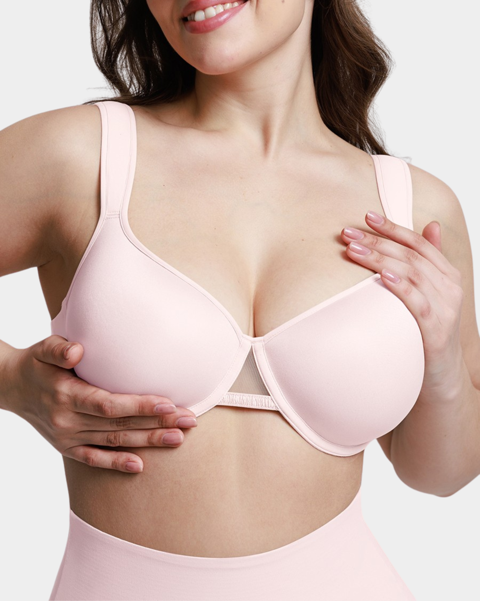 Nadia Full Coverage Minimizer Bra Light Pink 4