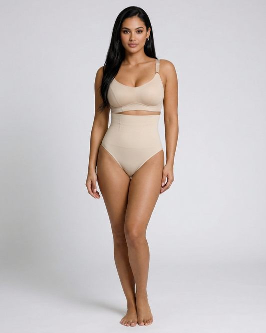 Pear Shapewear Paige High-Waist Brief Beige 9 1600