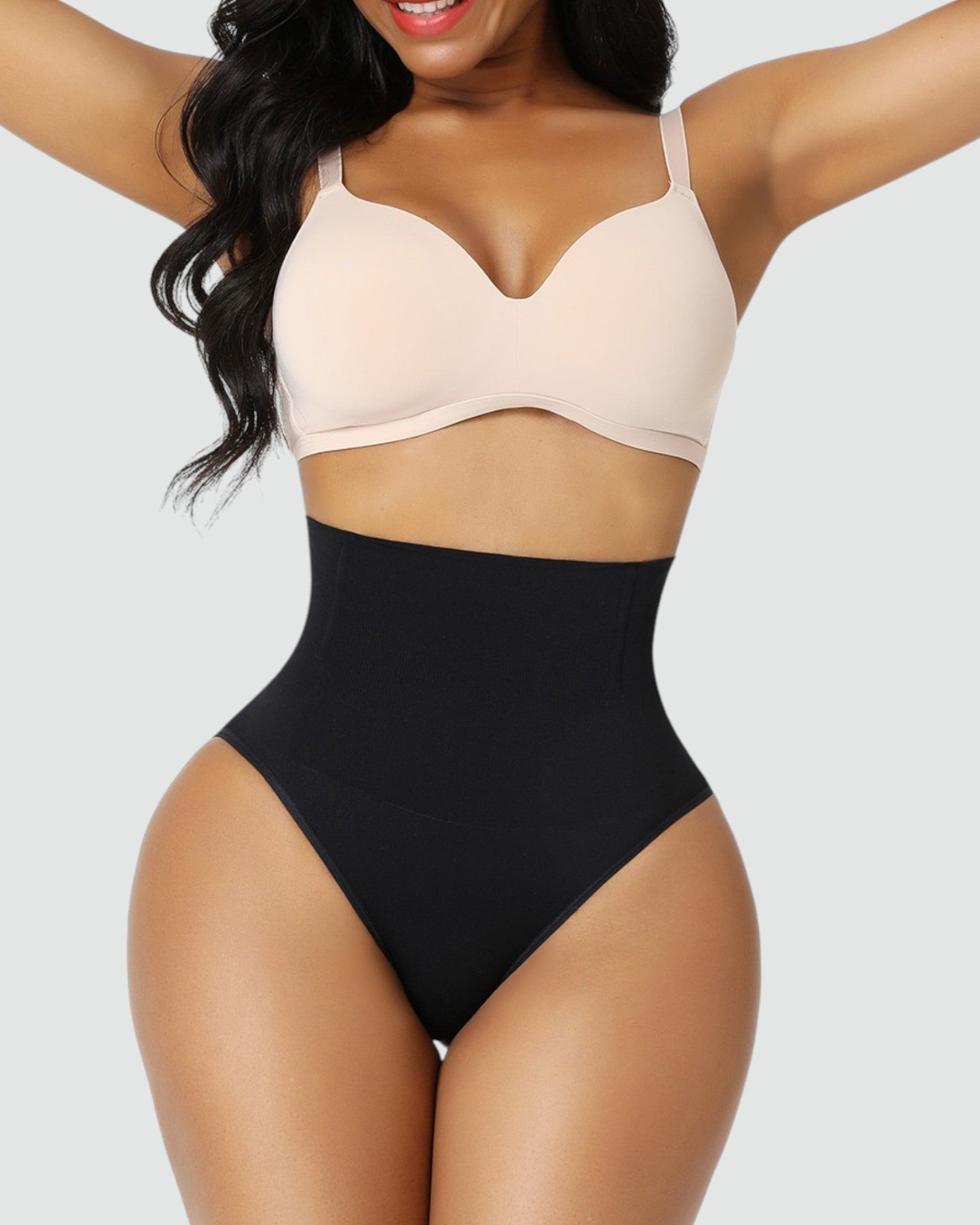 Pear Shapewear Paige High-Waist Brief Carbon Black 8