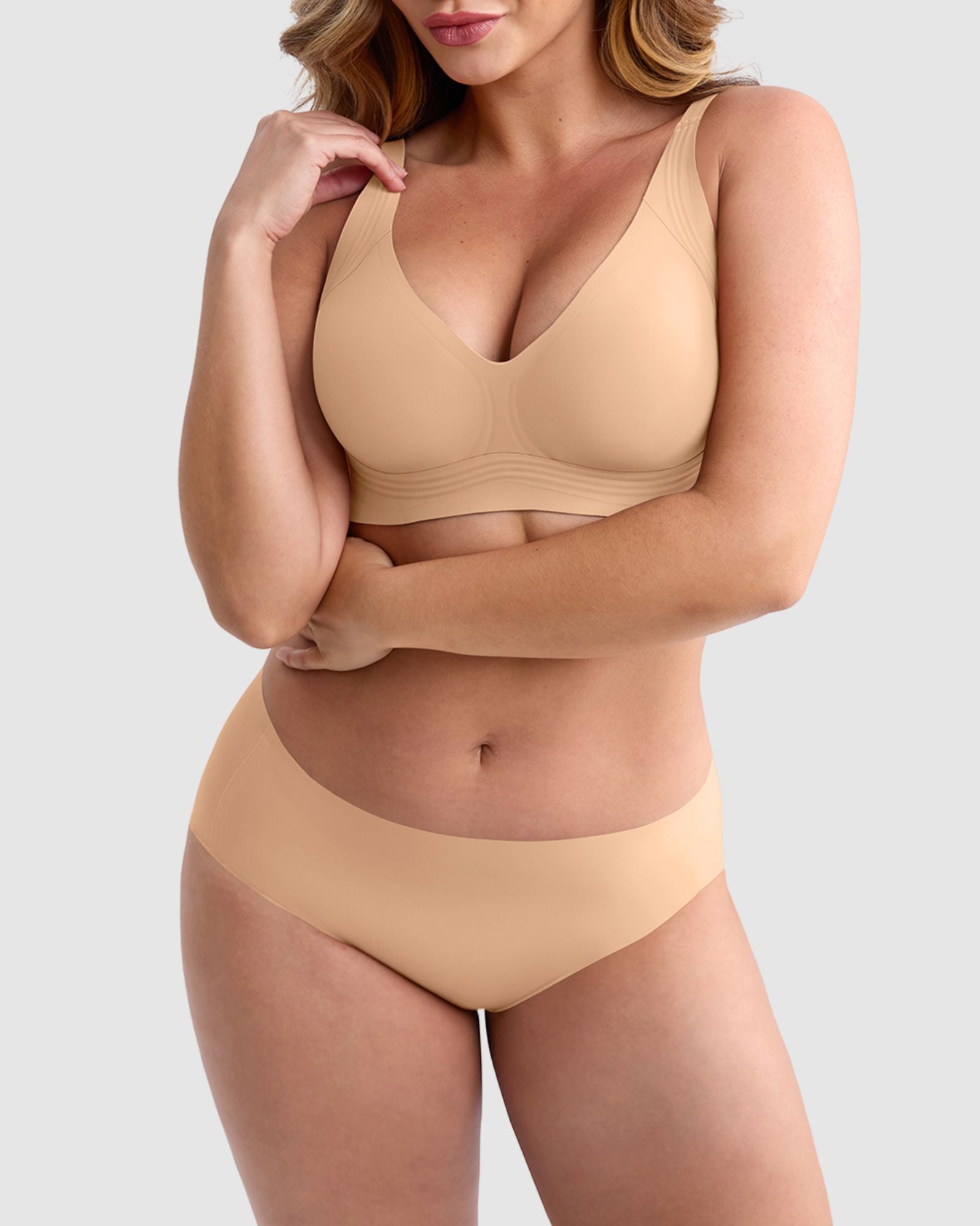 Pear Shapewear Vera Full Coverage Jelly-Lift Bra Beige 11