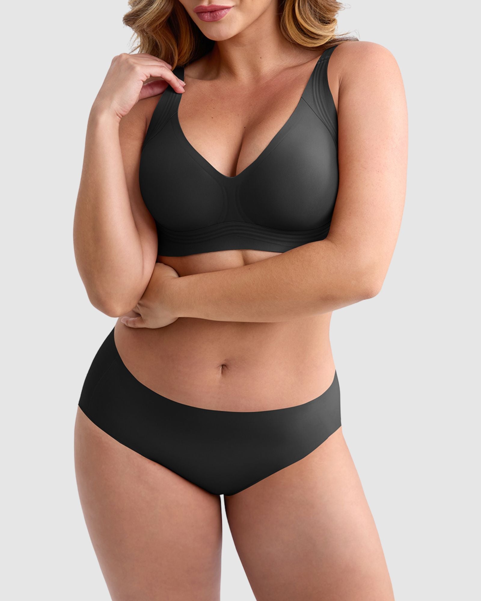 Pear Shapewear Vera Full Coverage Jelly-Lift Bra Black 4