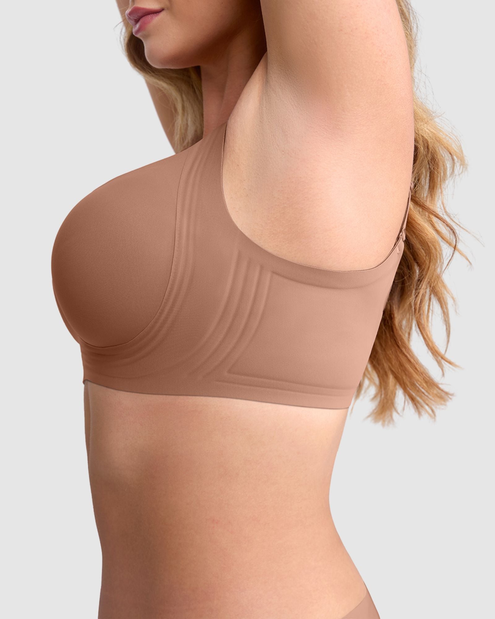 Pear Shapewear Vera Full Coverage Jelly-Lift Bra Latte 5