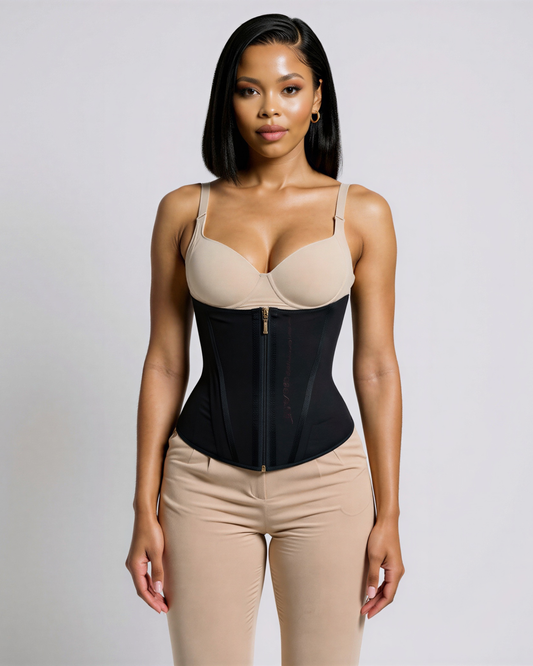 Pear Shapewear Alana Waist Trainer Carbon Black 8 1600