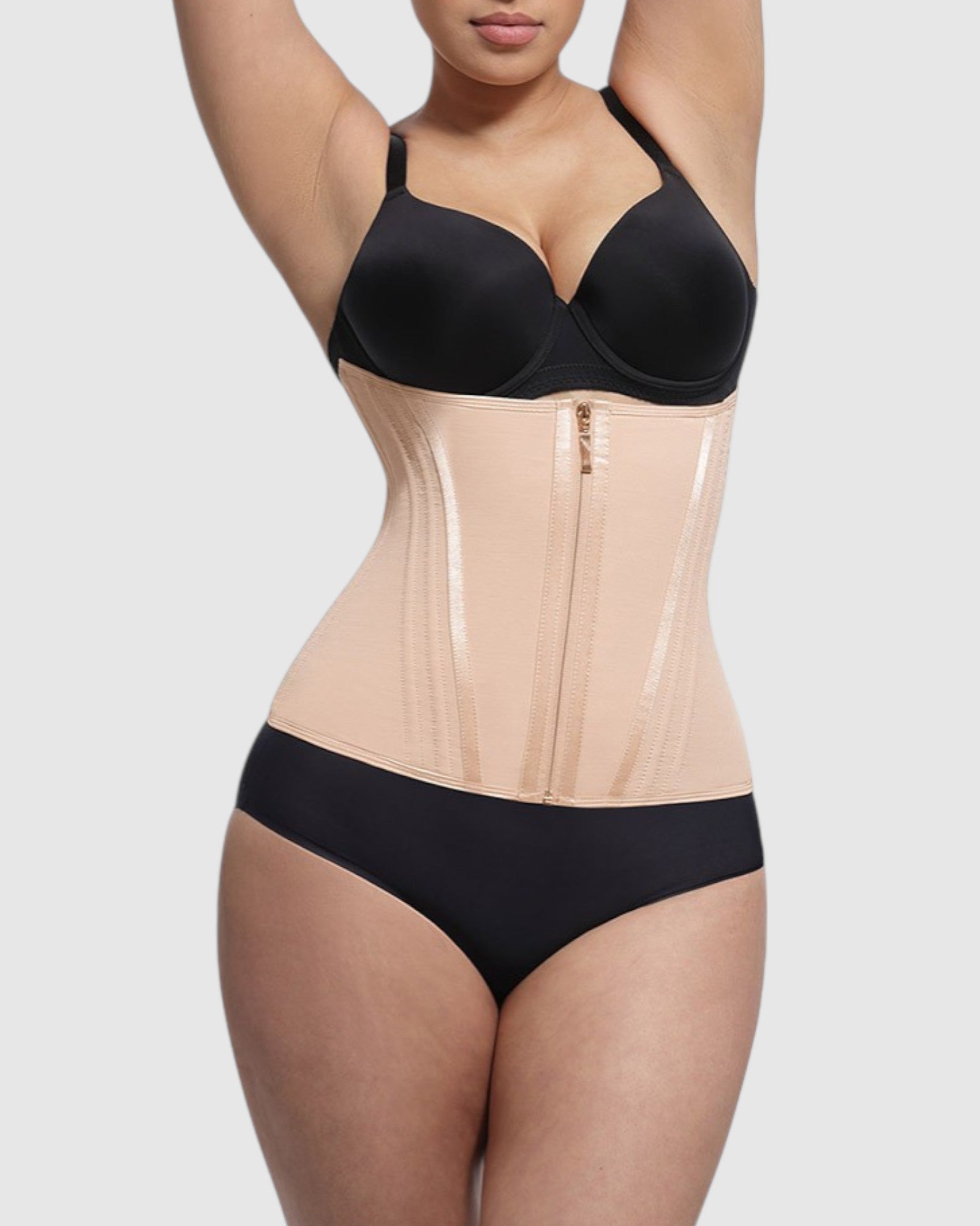 Pear Shapewear Alana Waist Trainer Champagne Beige 3