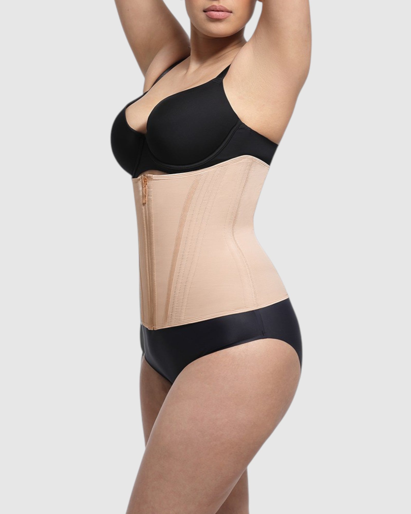Pear Shapewear Alana Waist Trainer Champagne Beige 7