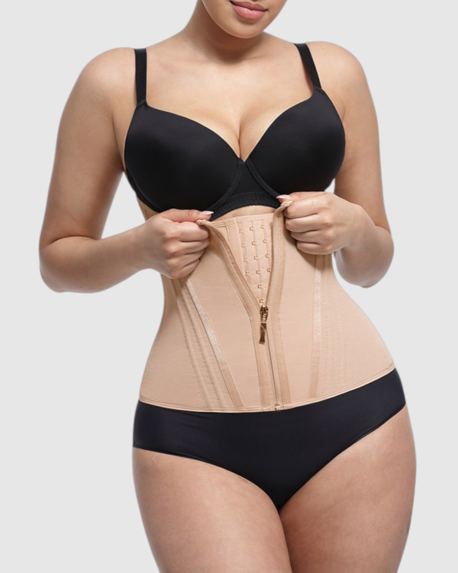 Pear Shapewear Alana Waist Trainer Champagne Beige 5