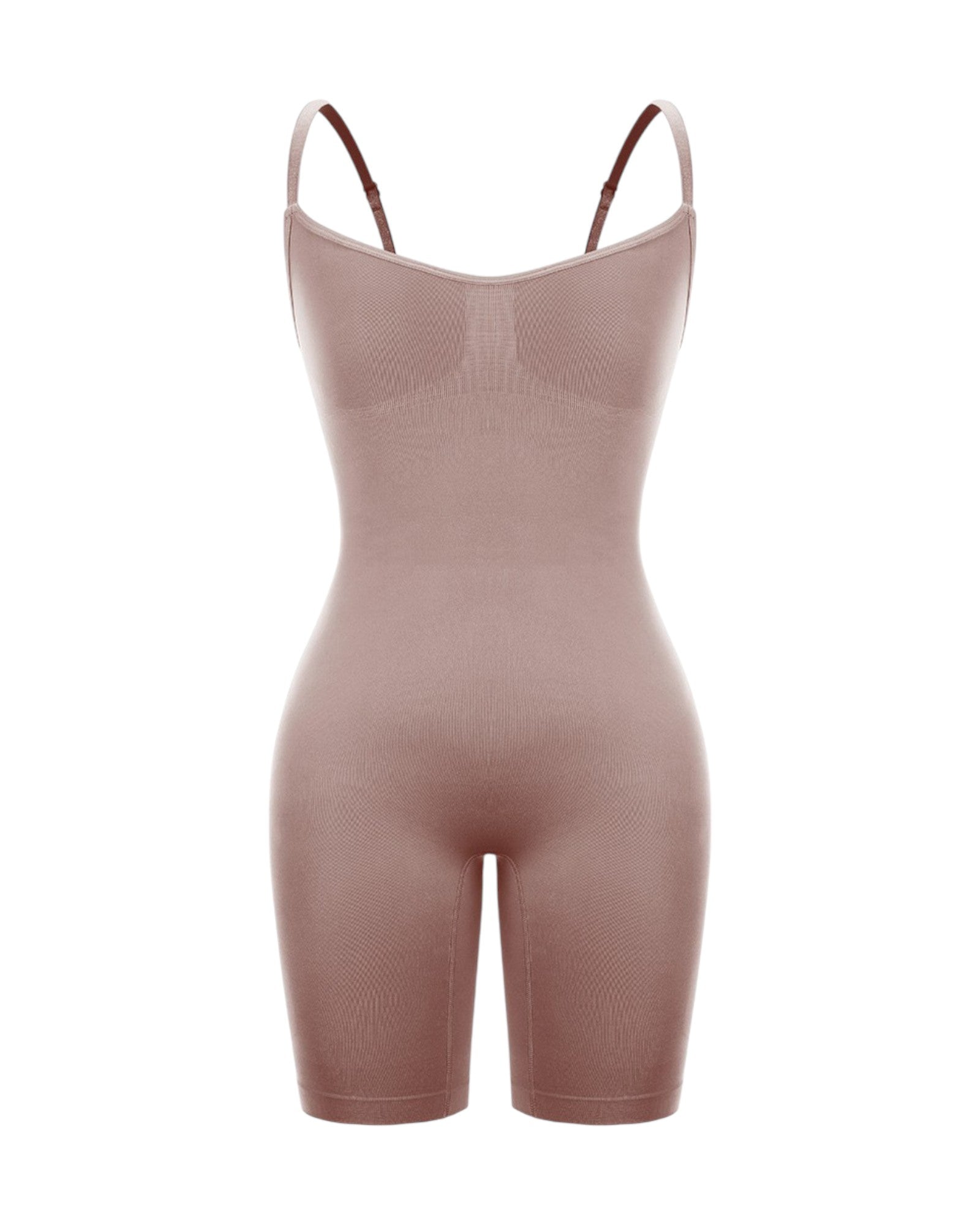 Pear Shapewear Alexandra Mid-Thigh Bodysuit Beige