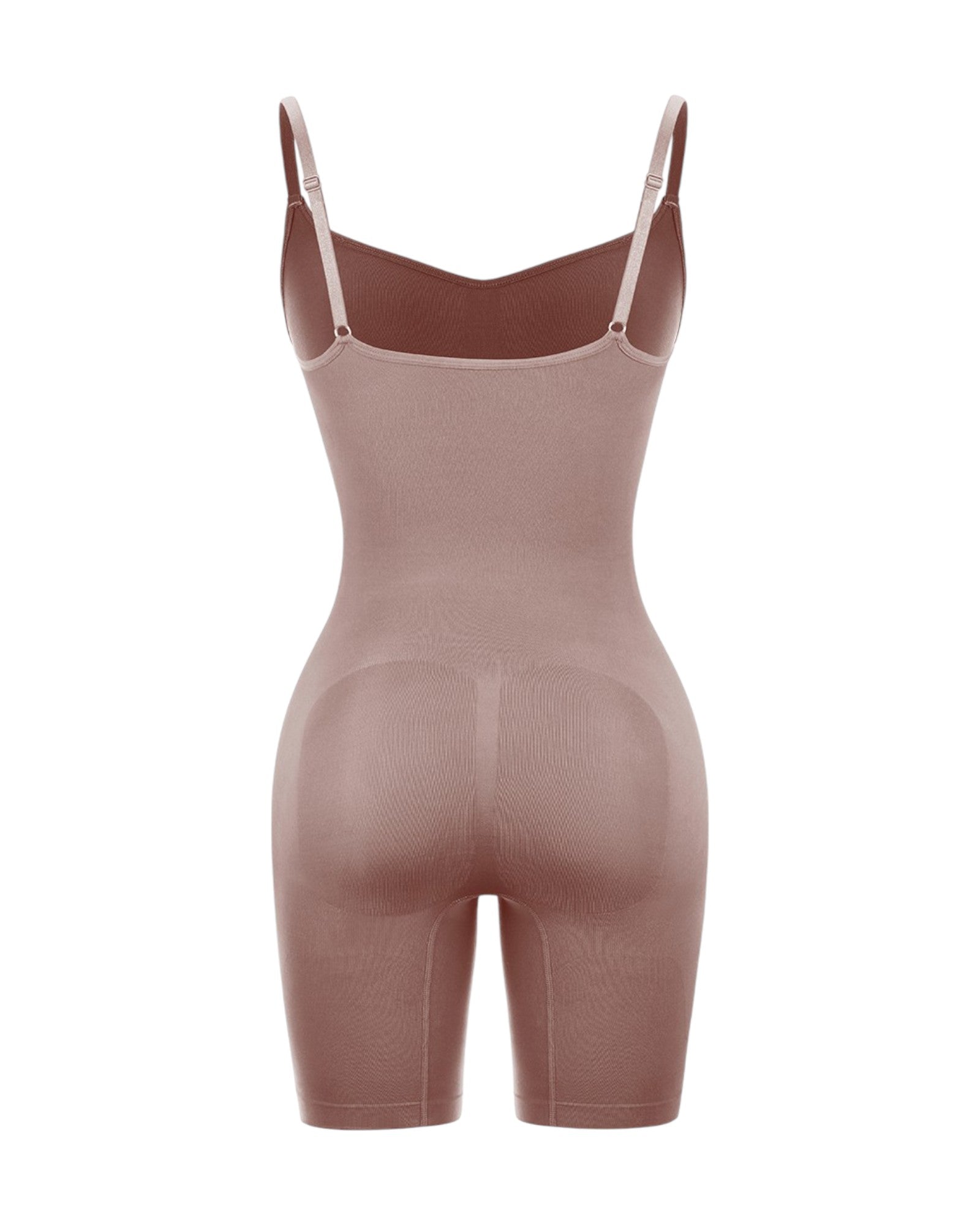 Pear Shapewear Alexandra Mid-Thigh Bodysuit Beige