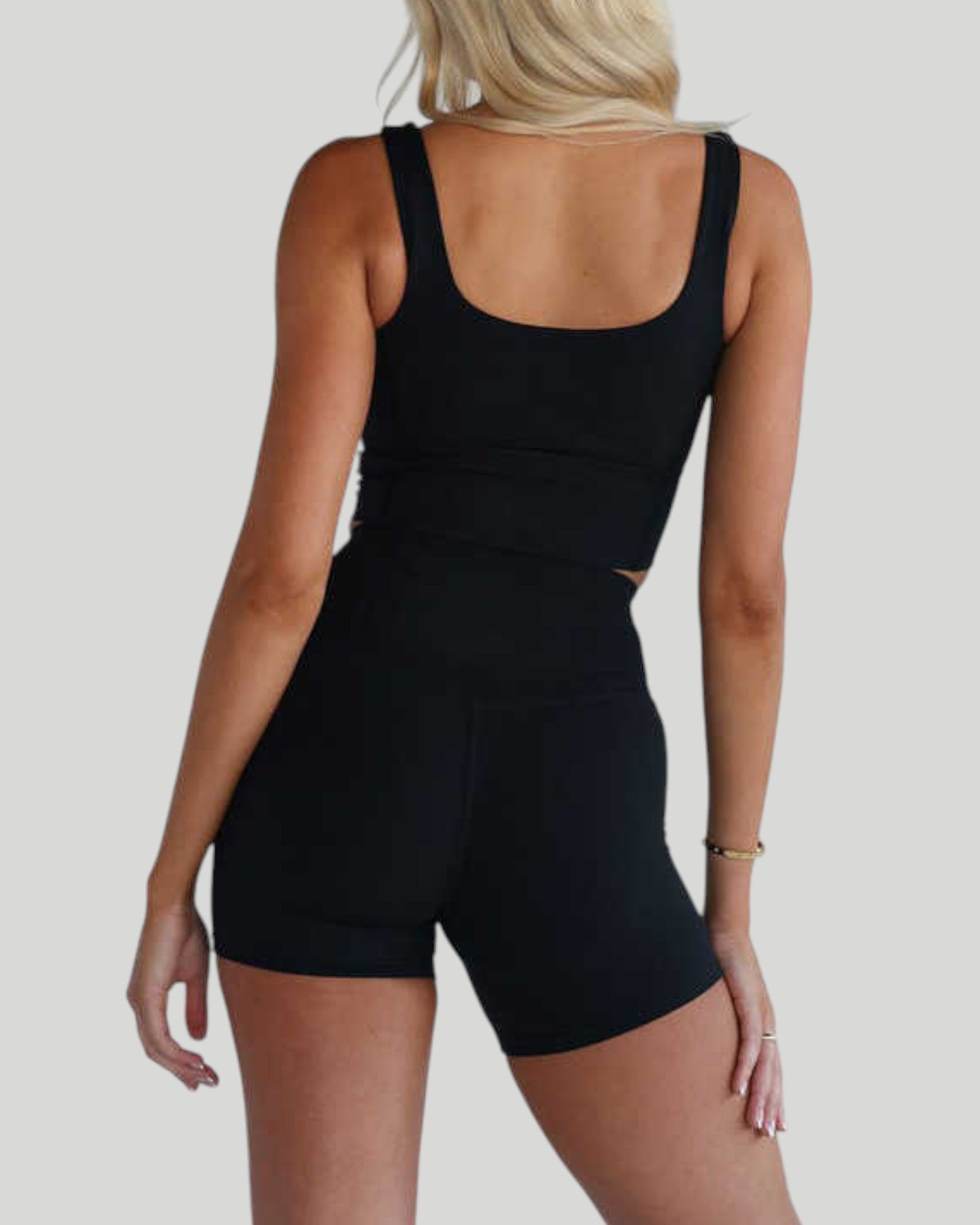 Pear Shapewear Alina High Impact Sports Bra Carbon Black 7