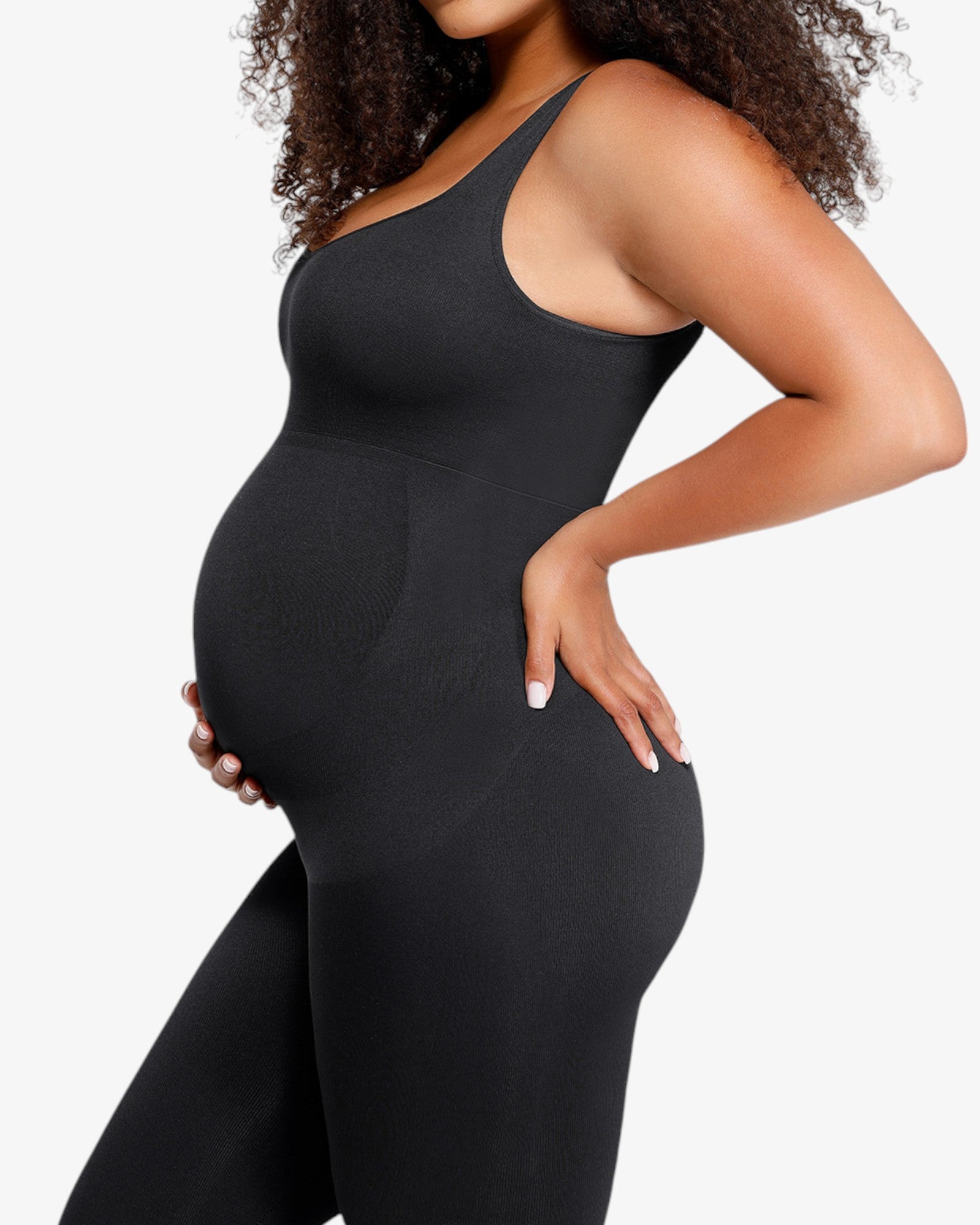 Pear Shapewear Alyssa Maternity Jumpsuit Carbon Black 4
