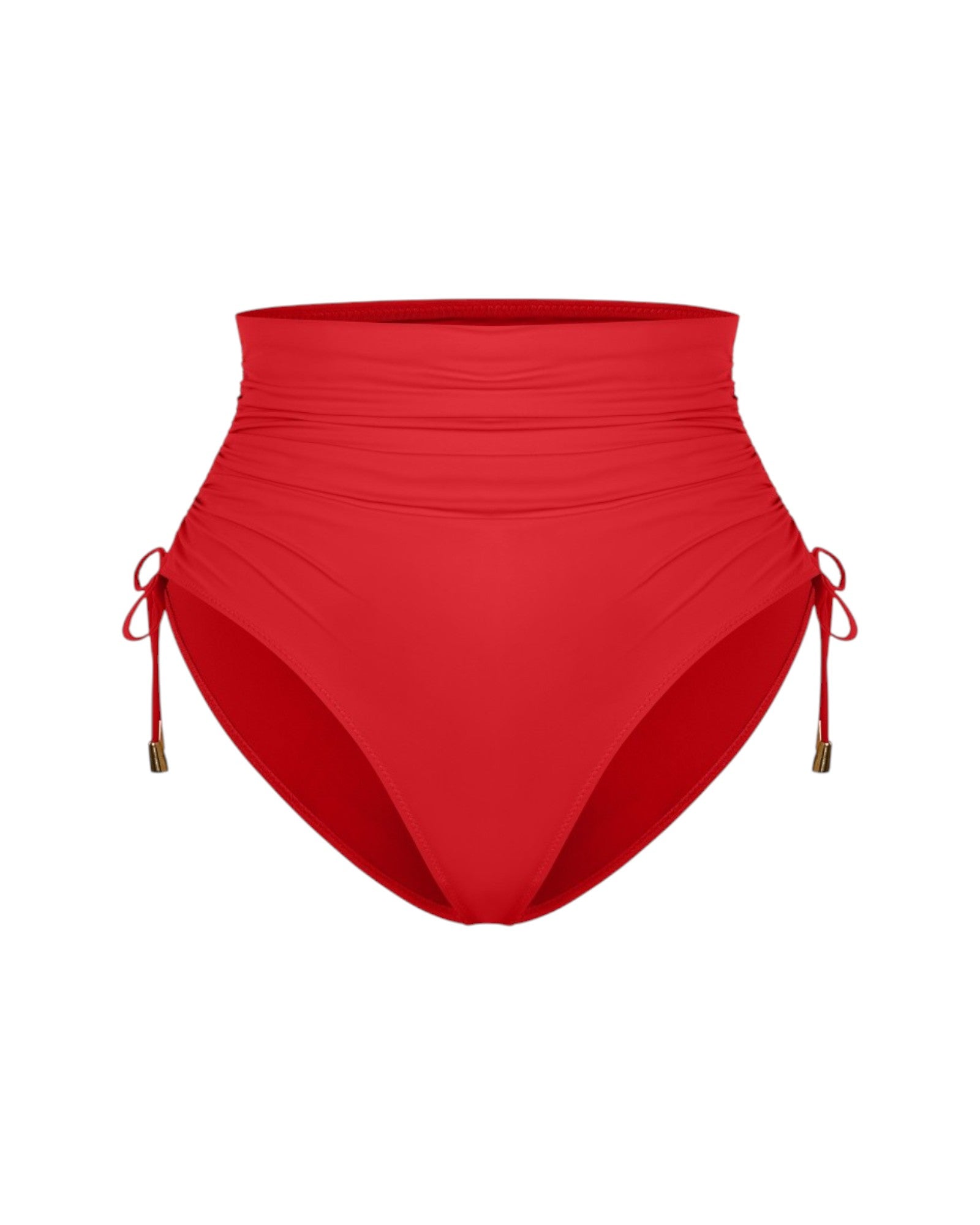 Pear Shapewear Amalfi High Rise Bikini Set Red 1