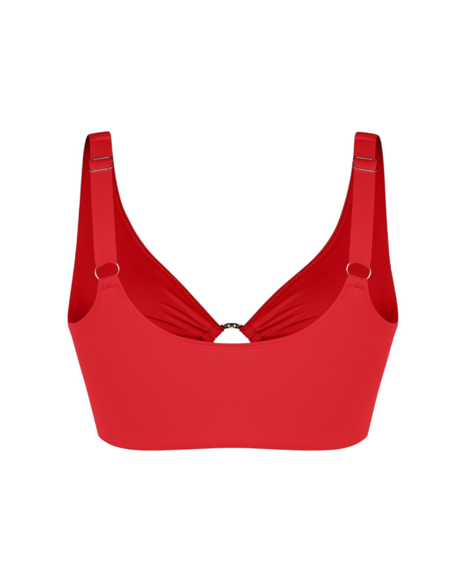 Pear Shapewear Amalfi High Rise Bikini Set Red 4