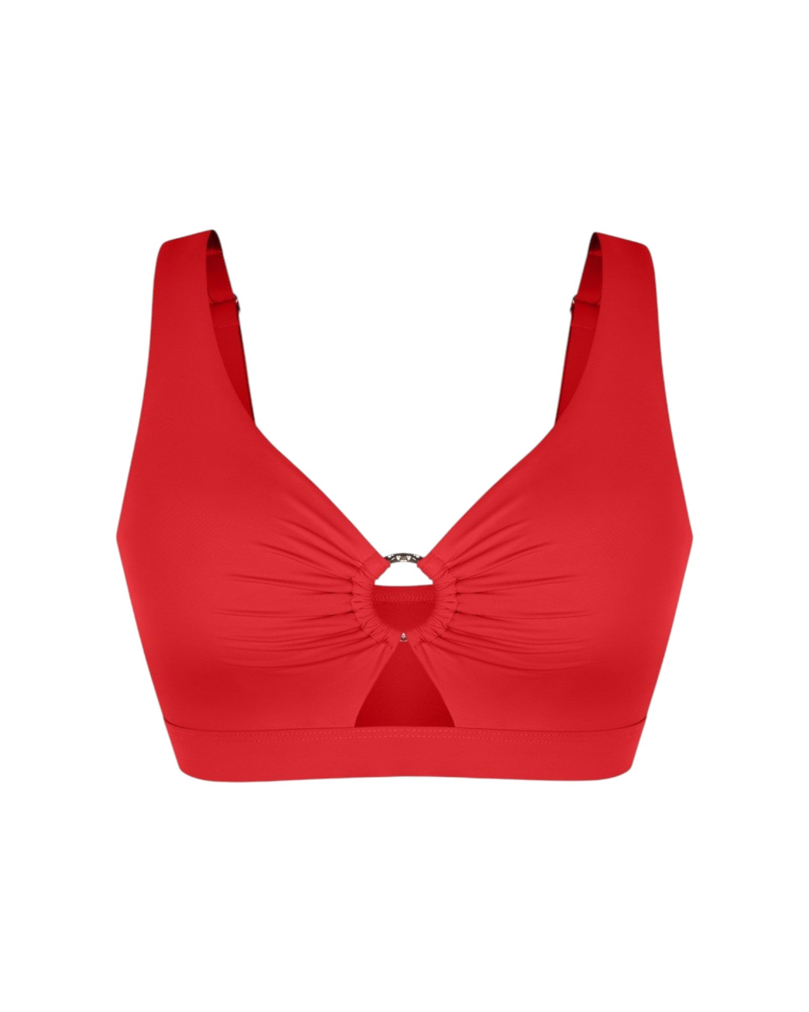 Pear Shapewear Amalfi High Rise Bikini Set Red 8