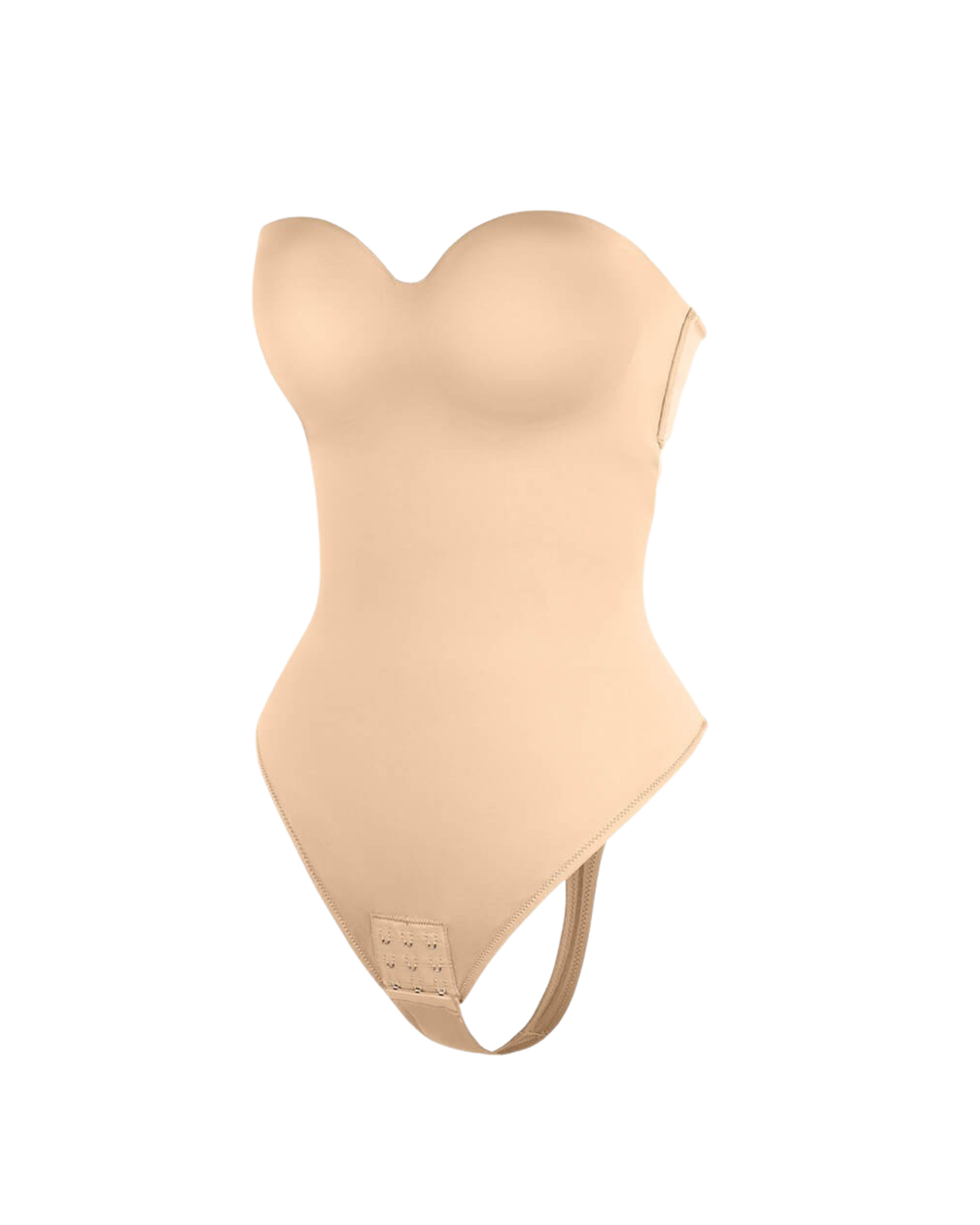 Pear Shapewear Amari Strapless Bodysuit Beige 10