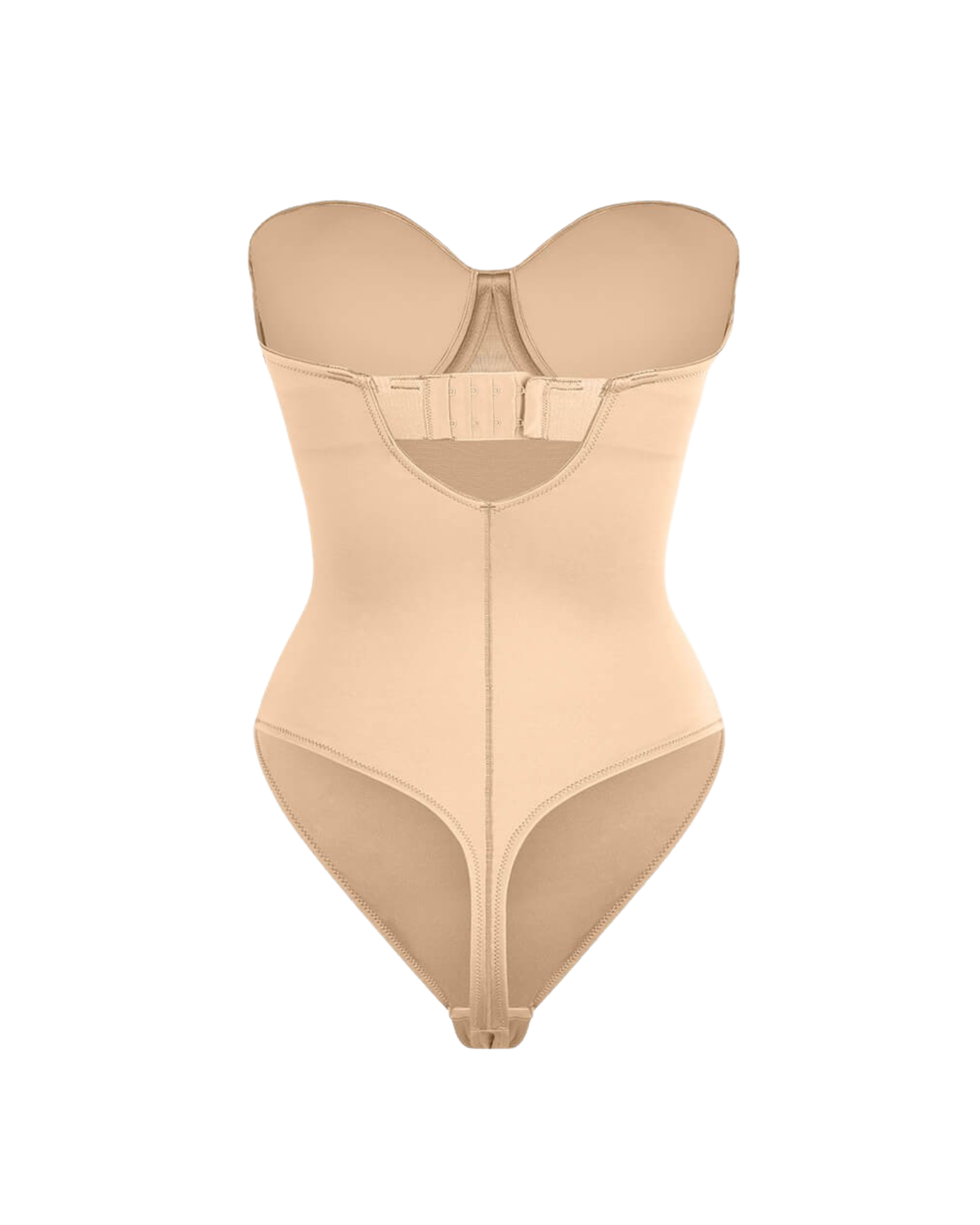 Pear Shapewear Amari Strapless Bodysuit Beige 8