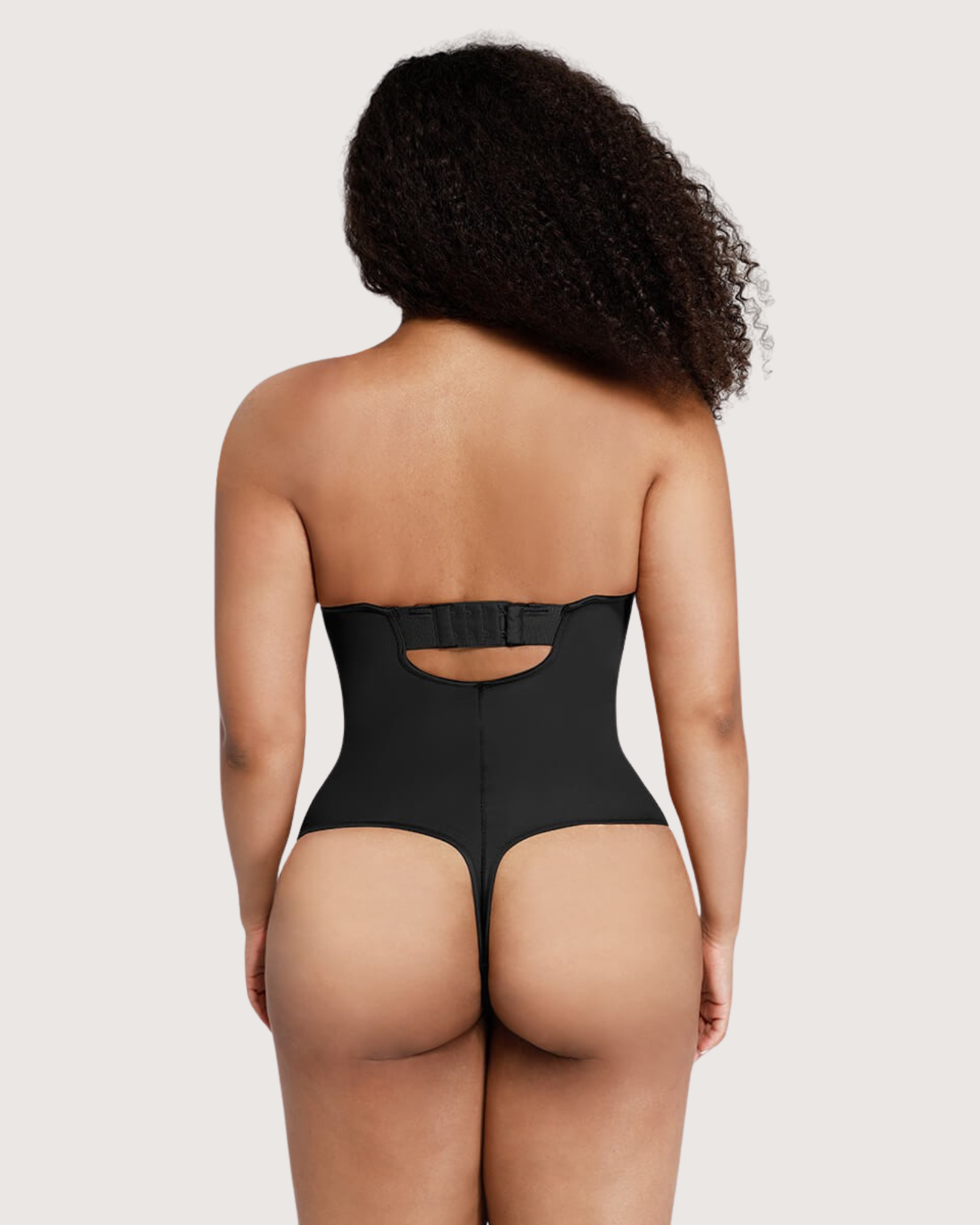 Pear Shapewear Amari Strapless Bodysuit Black 1