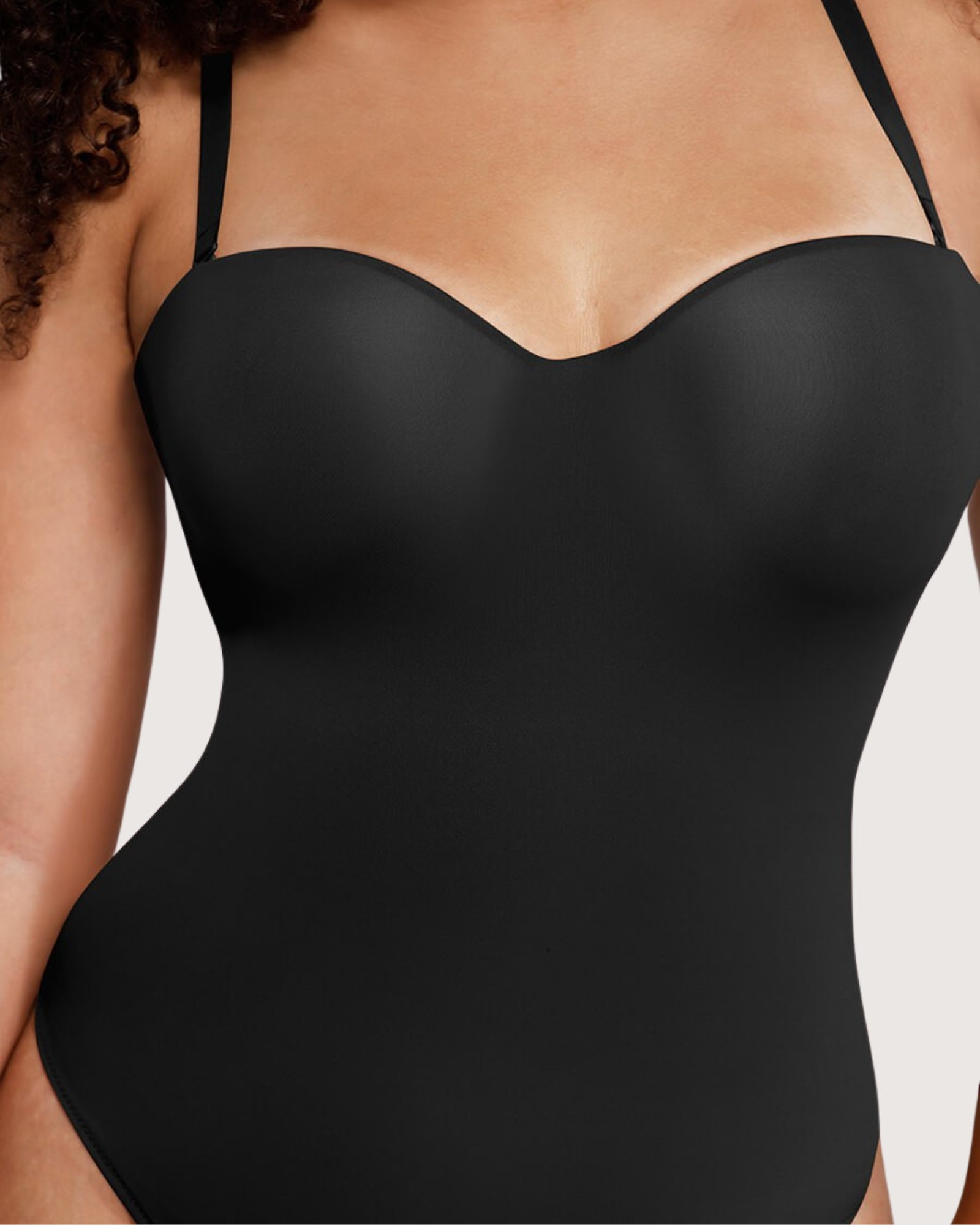Pear Shapewear Amari Strapless Bodysuit Black 7
