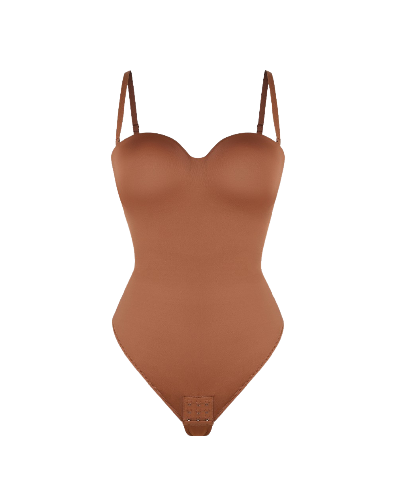 Pear Shapewear Amari Strapless Bodysuit Brown 10