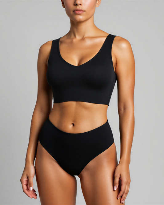 Pear Shapewear Amelia Wireless Comfort Bra Black 11 1600