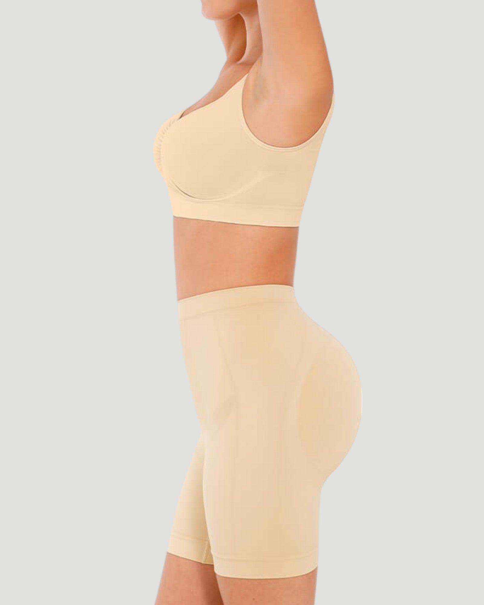 Pear Shapewear Ayla Mid-Thigh Apricot 4